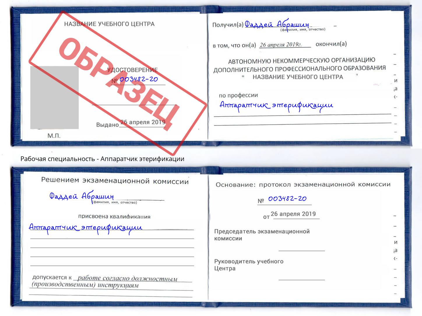 Аппаратчик этерификации Набережные Челны